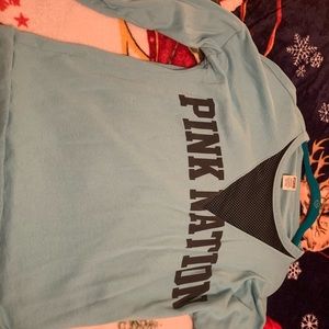 Light blue “Pink” sweater